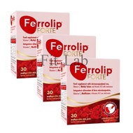 [3 box free 1]Ferrolip FORTE Iron Supplement Compound Vitamin Supplement Iron,maxblue habbatus sauda