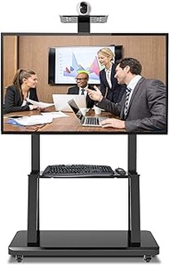 TV stands Black Mobile TV Floor Stand/Cart, Fits 32 40 42 55 65 75 Inch TV, Universal TV Display Stand With Wheels &amp; Av Camera Shelf, Load 120Kg beautiful scenery