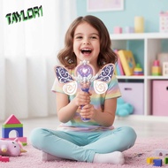 TAYLOR1 Fairy Wand, Flash Rotating Changing Device Magic Wand Toy, Cartoon Light Stick With Light Sn