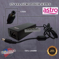ORIGINAL 12V 4A ASTRO POWER SUPPLY ADAPTOR TDX-1204000