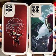 H16 Iron Man White Casing for Samsung A12 J7 A22 F04 A04E J2 Prime A04 A06 M04 A05 Pro 5G A07
