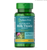 puritan Milk Thistle Standardized 175 mg (Silymarin) 100 Capsules  รับประทาน 1 เม็ด หลังอาหาร วันละ 1 ครั้ง