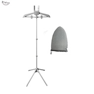 Garment Steamer Stand with Two Clips and Ironing Gloves for Clothes, Foldable Adjustable Steamer Rac