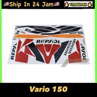 HONDA VARIO STICKER - REPSOL VARIO150 VARIO 150 Stiker sticker body stripe STRIKE cover SET REPSOL O