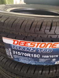 215/70 r15   deestone ยางใหม่ปี24 หนา8ชั้น