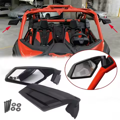 Motorcycle For Can Am Maverick X3 Max R X3 R Maverick X3 Turbo R MAX X RS Racing Bar End Rearvie Mot