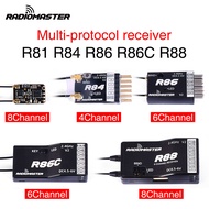 RadioMaster R81 R84 R86 R86C R88 V2 2.4GHz 1KM SBUS ตัวรับสัญญาณนาโนเข้ากันได้กับ FrSky D8 TX16S สนั