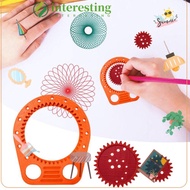 INTERESTING Geometric Ruler Set, Multifunctional Reusable Spirograph Drawing Art Template,  Portable