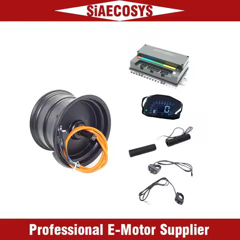 2000W Electric Hub Motor Kit 55KM/H QS Brushless BLDC Motor for E-Scooter/Trike 10x7 Inch Wheel EM50