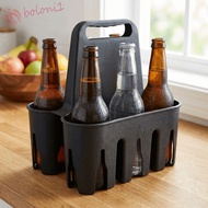 [READY STOCK] Portable Beer Holder, Plastic 6 Pack Capacity Beer Bottle Carrier, Practical Cup Organ
