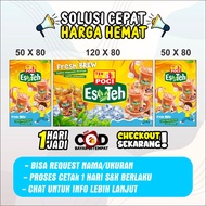 Spanduk/Banner Meja Teh Poci Custom