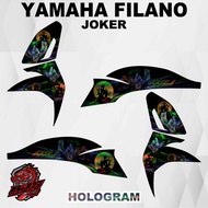 Filano Striping - YAMAHA FILANO HOLOGRAM Decal Sticker Joker 1