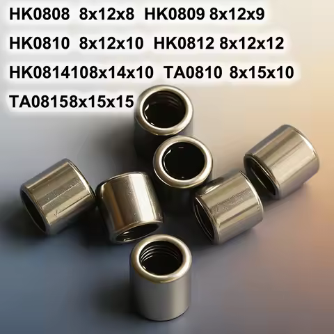 Needle Bearing HK0808 8x12x8 HK0809 8x12x9 HK0810 8x12x10 HK0812 8x12x12 HK081410 8x14x10 TA0810 8x1