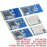 1-2pcs E01-2G4M27SX ML01SP4 Wifi Wireless Module 2.4GHZ RF Transceiver nRF24L01+PA+LNA 2 4km E01C-ML