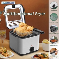 JustLiving Electric Deep Fryer 2.5L French Frie Frying Machine Oven Hot Pot Fried Chicken Grill Adju