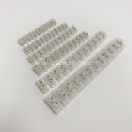 12-eye clear plastic connector X3-0512 X3-1012 X3-2012, 12-Port White Electrical Connector 5A 10A 20