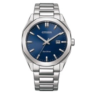 (AUTHORIZED SELLER) Citizen Eco-Drive Blue Dial Silver Stainless Steel Strap Men Watch BM7600-81L