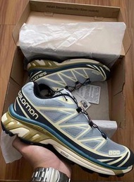 SALOMON XT- 6 復古戶外 越野 沙場灰