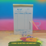 Nota Servis Elektronik | Toko Listrik dan Sparepart | Siap Kirim | Grosir  |  Murah  |  1 & 2 ply | 