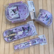 Kuromi 小食盒 餐盒 餐具 膠杯（日本製）