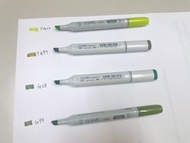 copic麥克筆 綠色系（室內設計乙級）