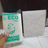 Eco filter 30 x 25 cm / kapas Filter / busa filter / dakron filter