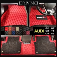 AUDI Q2 Q3 Q5 Q7 TT S5 6D Car Mat Carpet Custom Luxury Floor Mat Leather Rugga6D
