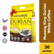 Musang King APACHE Durian White Coffee _ 1 bag x 30 bars x 20gr _ HALAL MALAYSIA