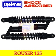 KAWASAKI ROUSER 135 REAR SHOCK ABSORBER OWENS/PAIR 370MM