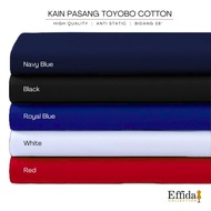 Kain Pasang Toyobo Cotton Bidang 58 (Harga untuk 0.5 Meter)