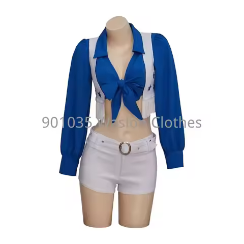 Cheerleader Costume Adult High School Girl Cheerleading Sports Meeting Uniform Top and Shorts Set