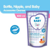My Baby Bottle Nipple &amp; Baby Accessories Cleanser Refill 400ml/Bottle Cleaner