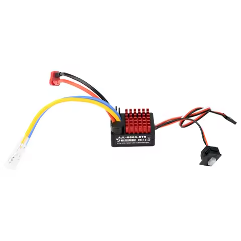 60A Electronic Speed Controller Brushed DC Motor Drive Controller Motor Speed Controller for 540/550