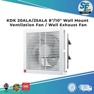 KDK 20ALA 8" | 25ALA 10" Wall Mounted Ventilation Fan | Exhaust Fan