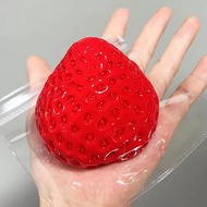 Big Taba Squishy, Taba Squishy Strawberry, Giant Strawberry Squishys (Red)