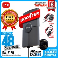 POPULER Antena TV Digital dan Analog Indoor/ Outdoor Booster + Kabel