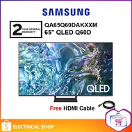Samsung 65" QLED Q60D QA65Q60DAKXXM Television 4K Tizen OS Smart TV (FREE Hdmi Cable)