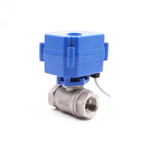 CWX-15N electric stainless steel ball valve motorized ball valve NPT BSP water valve DN15 DN20 DN25 
