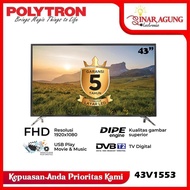 POLYTRON PLD-43S153 / PLD43S1 LED TV DIGITAL 43 INCH - GARANSI RESMI