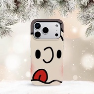 The expression is very playful Stylish printed 2-in-1 phone case Works with iPhone17 Pro Max/17 Pro/