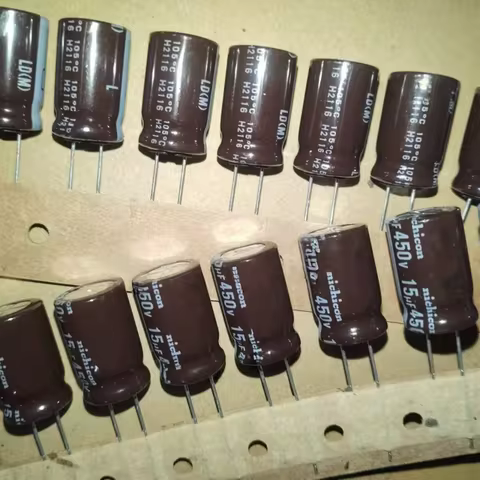 5Pcs 15UF 450V LD Low ESR High Frequency Aluminum Electrolytic Capacitor 12.5x20mm 450V15UF