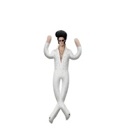 Bandai | 2026 New 28cm Elvis Presley Cat King Abstract Plush Doll with Built in Wire Frame Poseabl