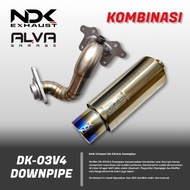 Jazz GE8 Downpipe and DK03V4 NDK EXHAUST Racingknalpot