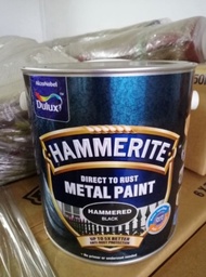 สีทาเหล็ก สีกันสนิม 3 in 1 สีสวย มีมิติ ป้องกันสนิมนานถึง 8 ปี  Dulux Hammerite Hammered Direct To Rust metal paint ขนาด 750ml