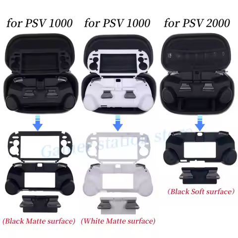 For PSV 1000/2000 L3 R3 Hand Grip Game Console Stand Case with L2R2 Trigger Button for PS VITA Contr