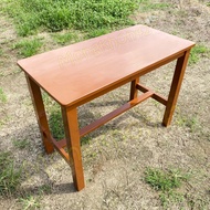 MK42 โต๊ะทำงาน โต๊ะนักเรียนไม้สัก 100*50*สูง75 ซม. (ก*ลึก*ส) โต๊ะเขียนหลังสือ สีโอ๊คน้ำตาล