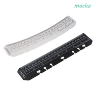 MOCHO A5 A6 A7 Bookmark Straight Ruler Student Multifunctional 6 hole Flexible School Stationery Dra