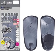 全城熱賣 - ASHIMARU 半掌鞋墊，日本製造，薄款，足弓支撐，適用於所有鞋型 (黑(和)NAGOMI) (S碼)