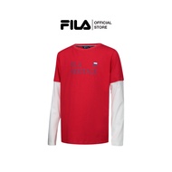 FILA เสื้อยืดเด็กผู้ชาย รุ่น TSP231007B - RED