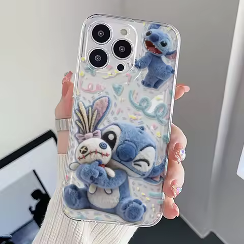 Cute D-Disney Stitch Phone Case For Xiaomi Redmi Note 15 15C 14 13 12 12S 12C 11 10 10C 13C 10s A1 P